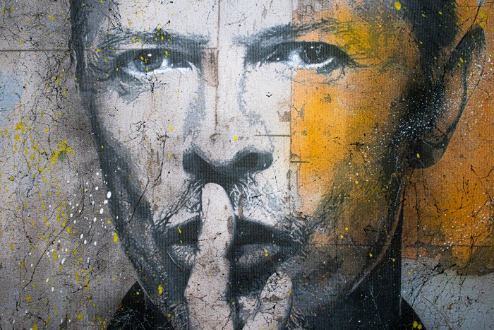 Gongas (XX-XXI) - Vandalized David Bowie