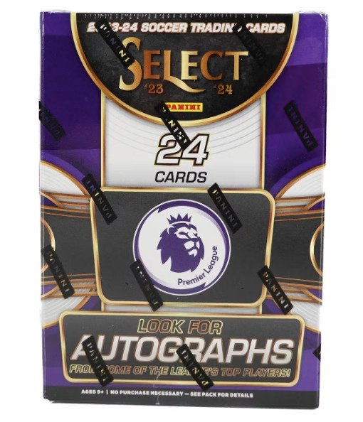 2024 Panini Select Premier League - Blaster Box - Sealed - Look for Autographs - 1 Sealed box - Næsten så god som ny (NM)