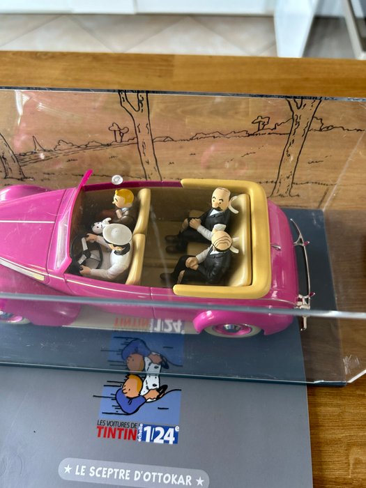 Tintin - 1 Dupondt cabriolet (Ottokars septer) 1/24 - Moulinsart