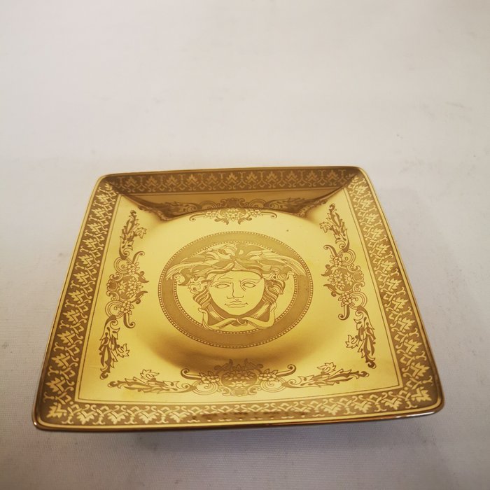 Rosenthal - Versace - Skål - "Golden Medusa" - Keramik