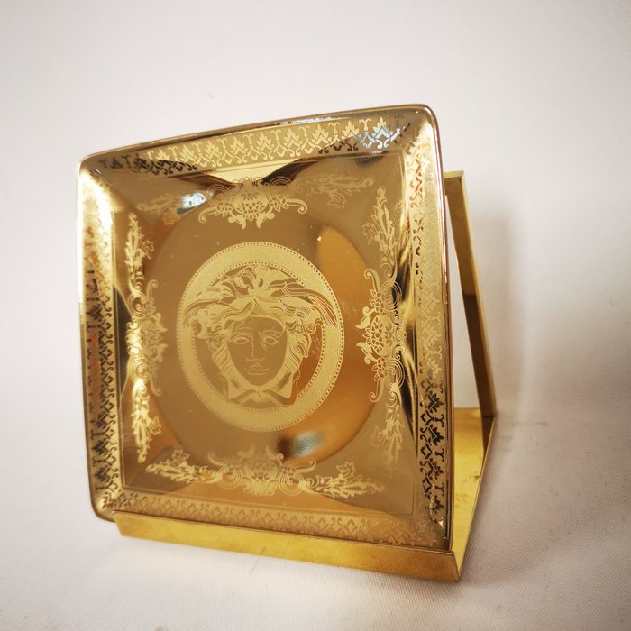 Rosenthal - Versace - Skål - "Golden Medusa" - Keramik