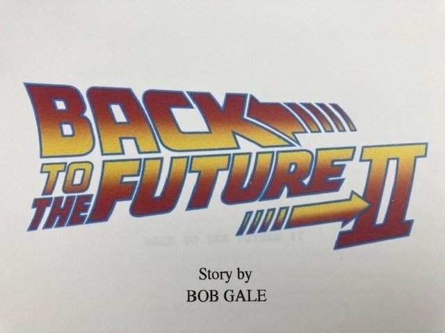 Back to the Future Part II - Michael J. Fox and Christopher Lloyd - Universal Pictures