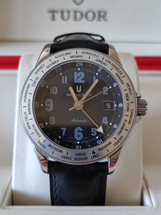 Universal Genève - Classics GMT - Ingen mindstepris - 873.435 - Mænd - 1990-1999