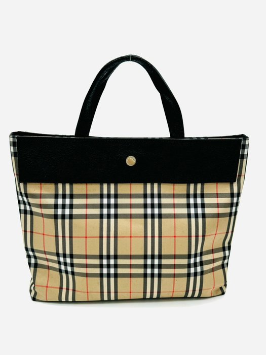 Burberry - Nova Check Handbag Burberry canvas leather - Håndtaske