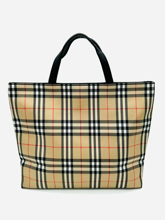 Burberry - Nova Check Handbag Burberry canvas leather - Håndtaske