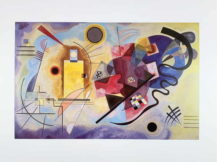 Wassily Kandinsky (1866-1944) - Yellow Red Blue - Artprint Offsetlithographie - 60 x 80 cm