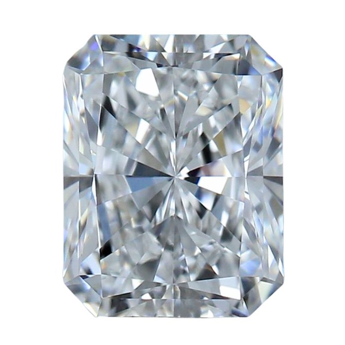 1 pcs Diamant  (Natur)  - 0.91 ct - Radiant - F - IF - International Gemological Institute (IGI)