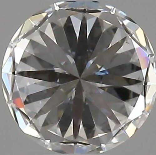 1 pcs Diamant  (Natur)  - 0.30 ct - Rund - D (farveløs) - VVS2 - Gemological Institute of America (GIA) - *3EX*