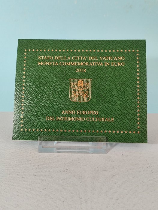 Vatikanstaten. 2 Euro 2018 "Patrimonio Culturale"  (Ingen mindstepris)