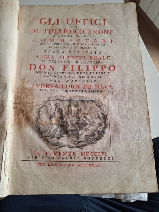 M.Tullio Cicerone - Ufficji di Tullio Cicerone - 1756