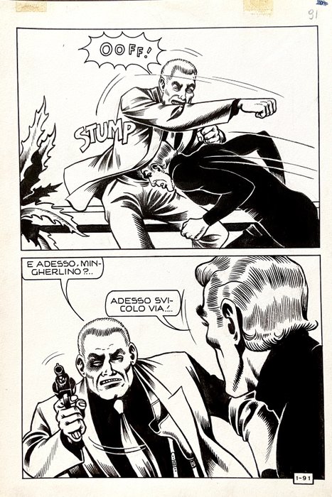 Magnus - 1 Original page - Alan Ford #1 - Il gruppo TNT - 1969