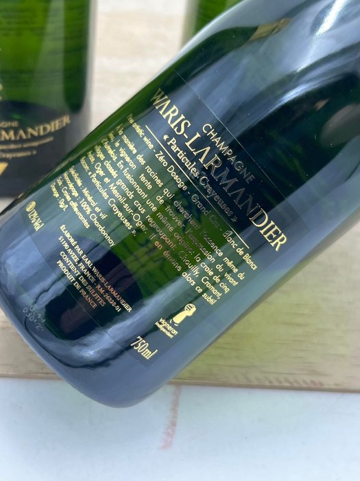 Waris-Larmandier, Particules Crayeuses Zéro Dosage Grand Cru Blanc de Blancs - Champagne Grand Cru - 3 Flasker (0,75 L)