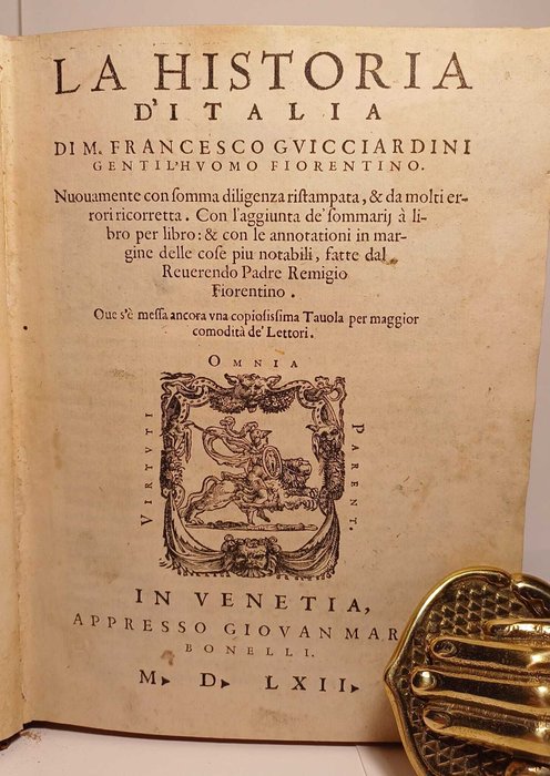 Guicciardini - La Historia d'Italia - 1562