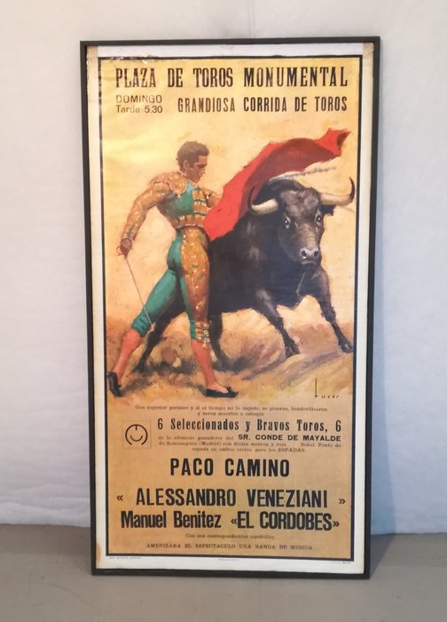 luser - grandiosa corrida de toros - 1950‹erne