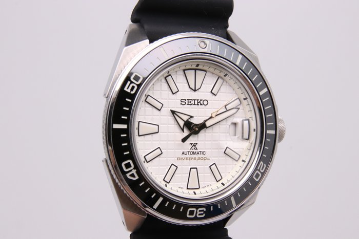 Seiko - Prospex - Ingen mindstepris - SRPE37K1 | 4R35-03W0 | White King Samurai - Mænd - 2011-nu