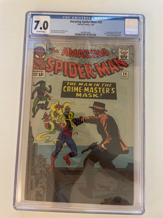 Amazing Spider-Man #26 - 1st Appearance of Patch  Crime-Master - CGC 7.0 HIGH GRADE - 1 Graded comic