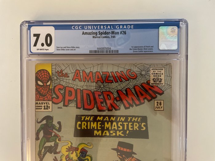 Amazing Spider-Man #26 - 1st Appearance of Patch  Crime-Master - CGC 7.0 HIGH GRADE - 1 Graded comic