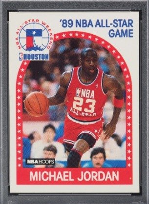 1989 - NBA Hoops - Michael Jordan - #21 All-Star - 1 Graded card - PSA 9