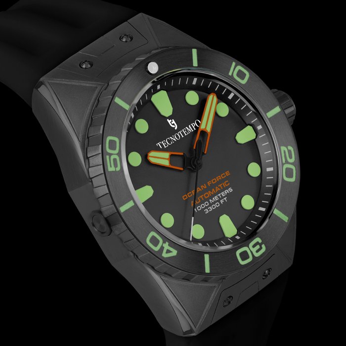 Tecnotempo -  Diver's 1000M "Ocean Force" - Automatic - Limited Edition - Ingen mindstepris - TT.1000OC.G (Grey) - Mænd - 2011-nu