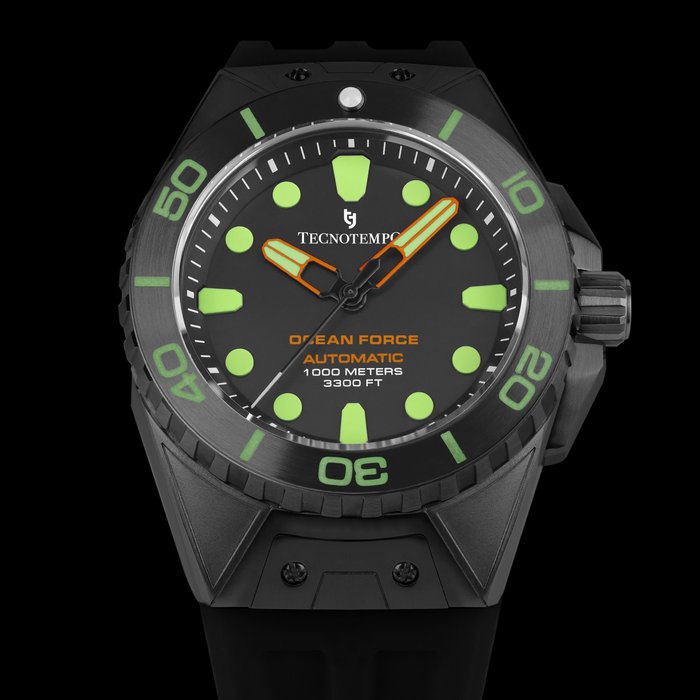 Tecnotempo -  Diver's 1000M "Ocean Force" - Automatic - Limited Edition - Ingen mindstepris - TT.1000OC.G (Grey) - Mænd - 2011-nu