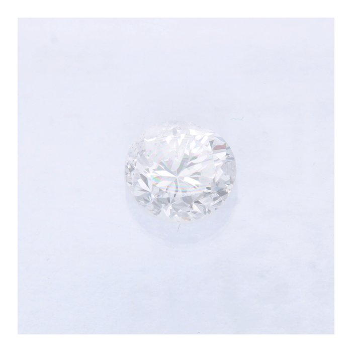 Ingen mindstepris - 1 pcs Diamant  (Natur)  - 0.21 ct - Rund - E - I2 - International Gemological Institute (IGI)