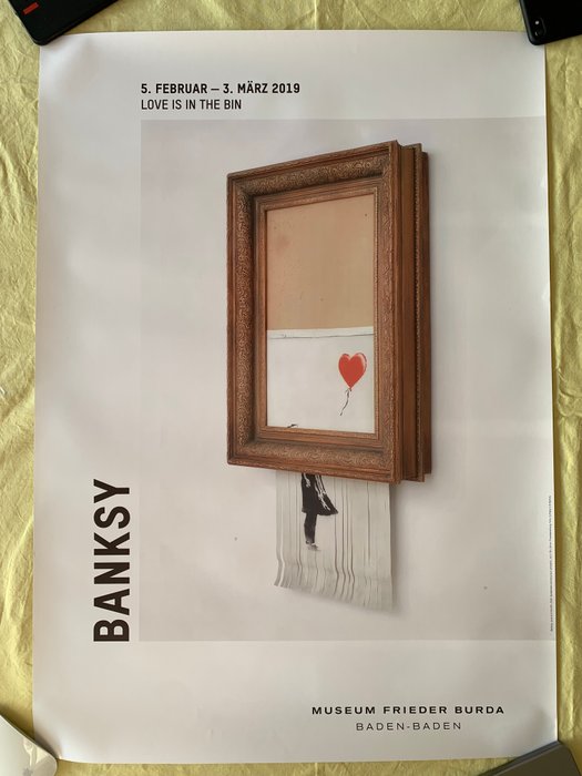 Banksy (1974) - Love is in the bin