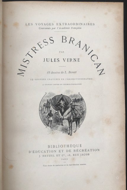 Jules Verne - Mistress Branican - 1905