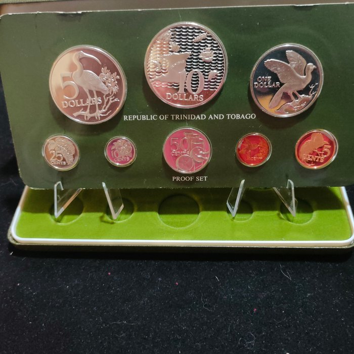 Trinidad og Tobago. Proof Set 1980  (Ingen mindstepris)