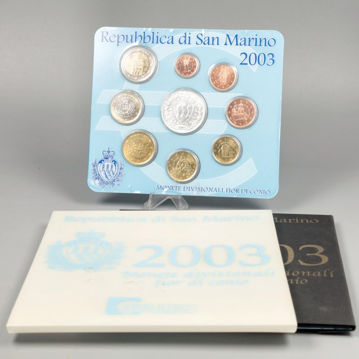 San Marino. Year Set / 2 Euro 2003/2011 (4 stuks)  (Ingen mindstepris)