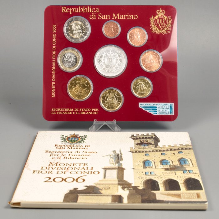 San Marino. Year Set / 2 Euro 2003/2011 (4 stuks)  (Ingen mindstepris)