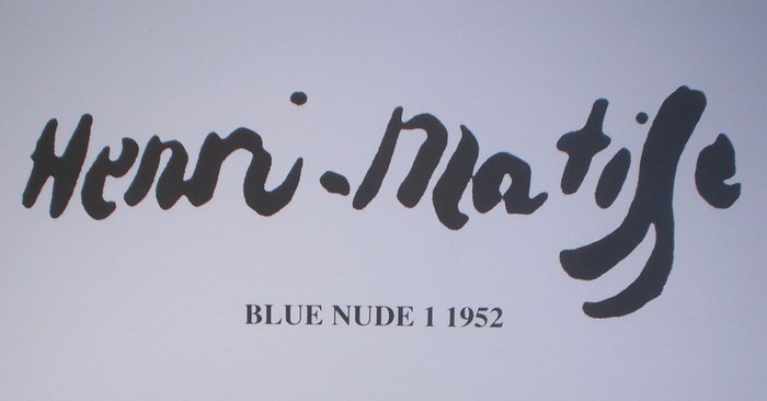 Henri Matisse (after) - Blue Nude - License printing