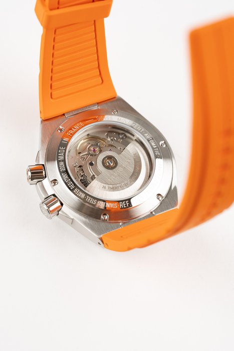 Michel Herbelin - Cap Camarat Diver Orange Silver Watch - 1745A14CMD - Mænd - 2011-nu