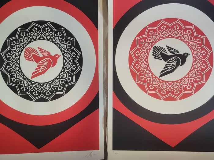 Shepard Fairey (OBEY) (1970) - Rise form the Arshes (matching set number of 2)