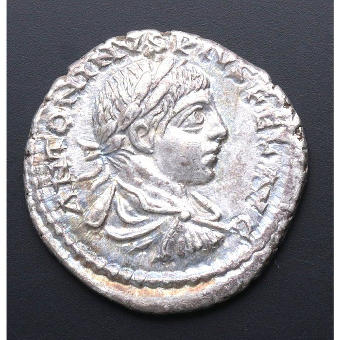 Romarriket. Elagabalus (AD 218-222). Denarius Antioch mint. CONCORD MILIT - Legionary type  (Ingen mindstepris)