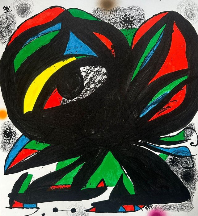 Joan Miro (1893-1983) - Fundacio Joan Miro Original Litograph