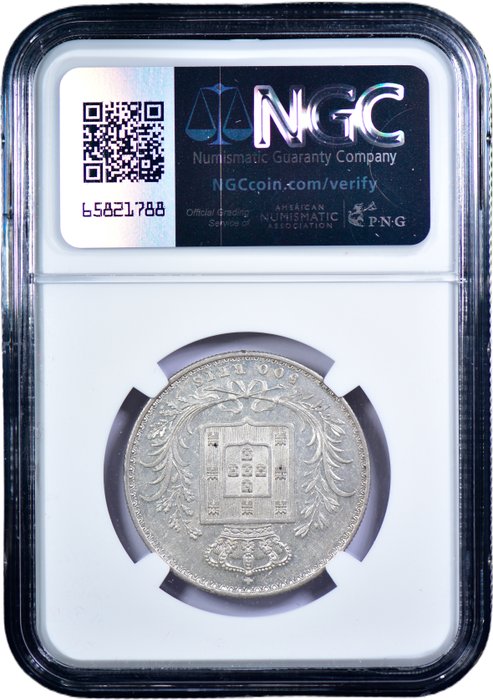 Portugal. D. Luís I (1861-1889). 500 Reis 1871 - NGC - AU 58