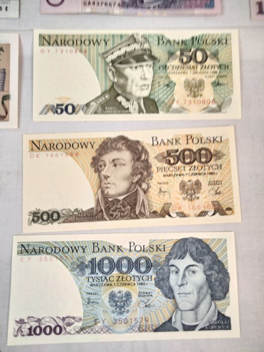 Verden. - 36 banknotes - various dates  (Ingen mindstepris)