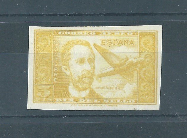 Spanien 1944 - Dr. Thebussem-farve fejl-umærket - Edifil Esp. nº 983ccs