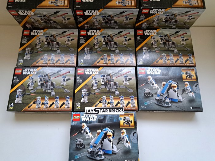 Lego - Star Wars - 75345, 75359 - 10x Clone Trooper Battle Pack - 2000-2010