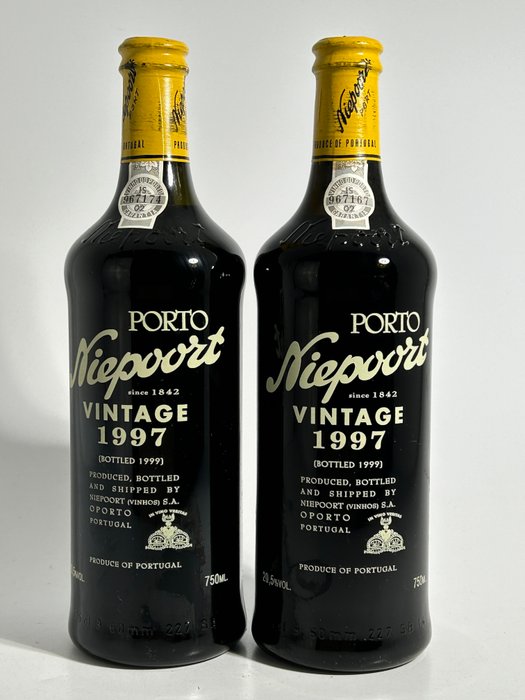 1997 Niepoort - Douro Vintage Port - 2 Flasker (0,75 L)