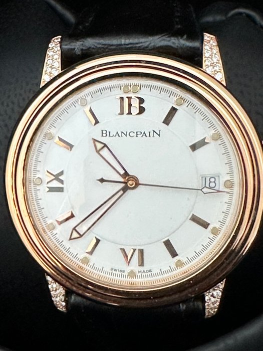 Blancpain - Léman Ultra Slim 18k Solid Gold/Dimanten - 2100-3642-53 - Mænd - 2011-nu