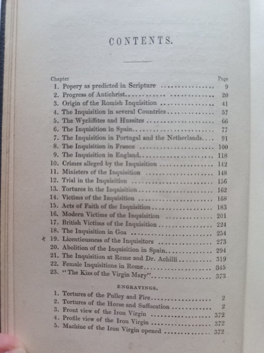 Rev Thomas Timpson - The Inquisition Revealed In Its Origin Policy Cruelties And History With Memoirs Of Its Victims - 1851