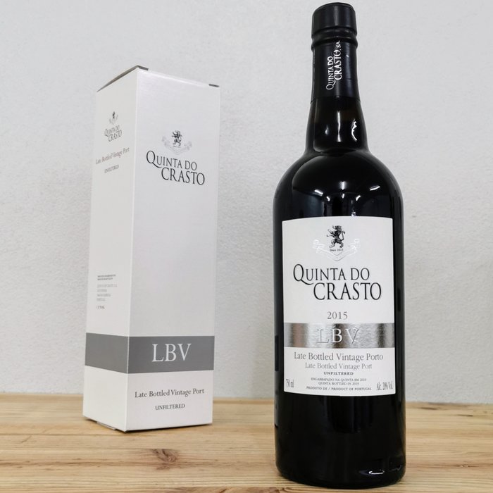 Quinta do Crasto Unfiltered LBV: 2015 x 2, 2016 x 2  2017 x 2 - Late Bottled Vintage Port -  Douro  - 6 Flasker (0,75 L)