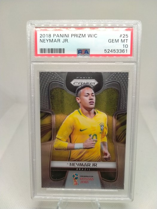 2018 - Panini - Prizm World Cup - Neymar Jr - #25 - 1 Graded card - PSA 10