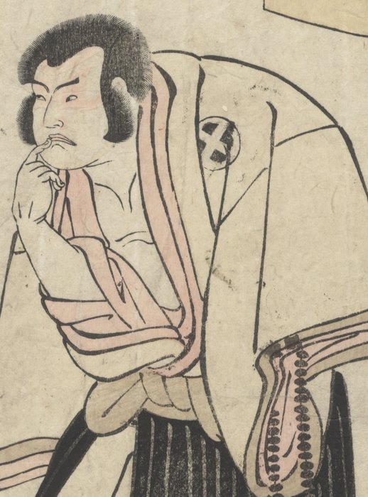 'Actor Otani Hiroji III' 三代目大谷広次 - Shun'ei Katsukawa (1762-1819) - Japan -  Edo-perioden (1600-1868)