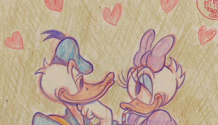 Millet - 1 Colour pencil drawing - Donald Duck - 2024