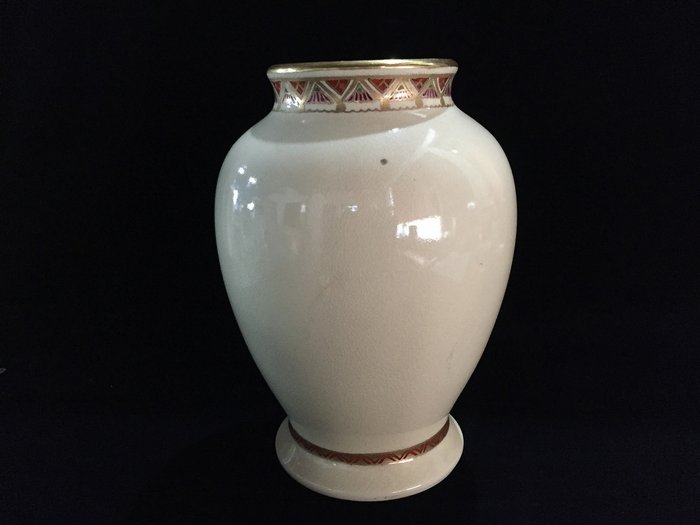 Vase - Signeret 薩摩焼 SATSUMA WARE 陶正山 / Japansk vintage keramik blomstervase / Håndmalet - Japan  (Ingen mindstepris)