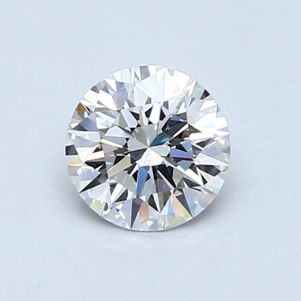 1 pcs Diamant  (Natur)  - 0.71 ct - Rund - D (farveløs) - VVS2 - Gemological Institute of America (GIA)