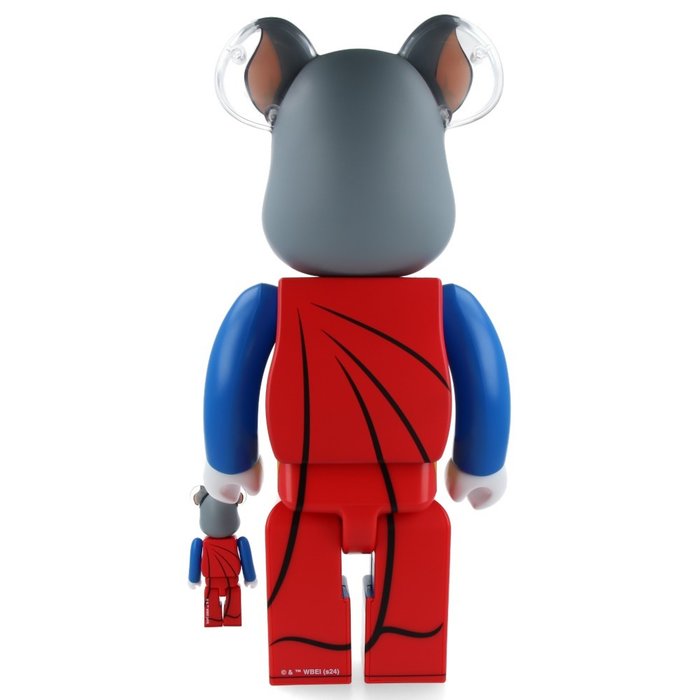 Medicom Toy Be@rbrick - 400%  100% Bearbrick set - Tom and Jerry (Superman Set)