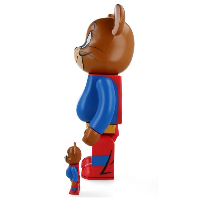 Medicom Toy Be@rbrick - 400%  100% Bearbrick set - Tom and Jerry (Superman Set)